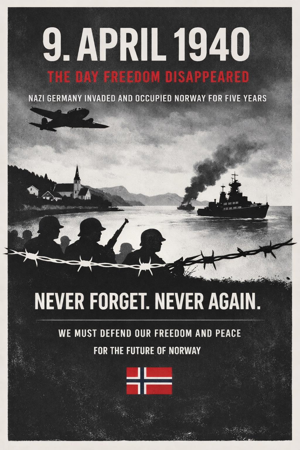 Norway: - • On 9 April 1940, Nazi Germany invaded Norway. • The
