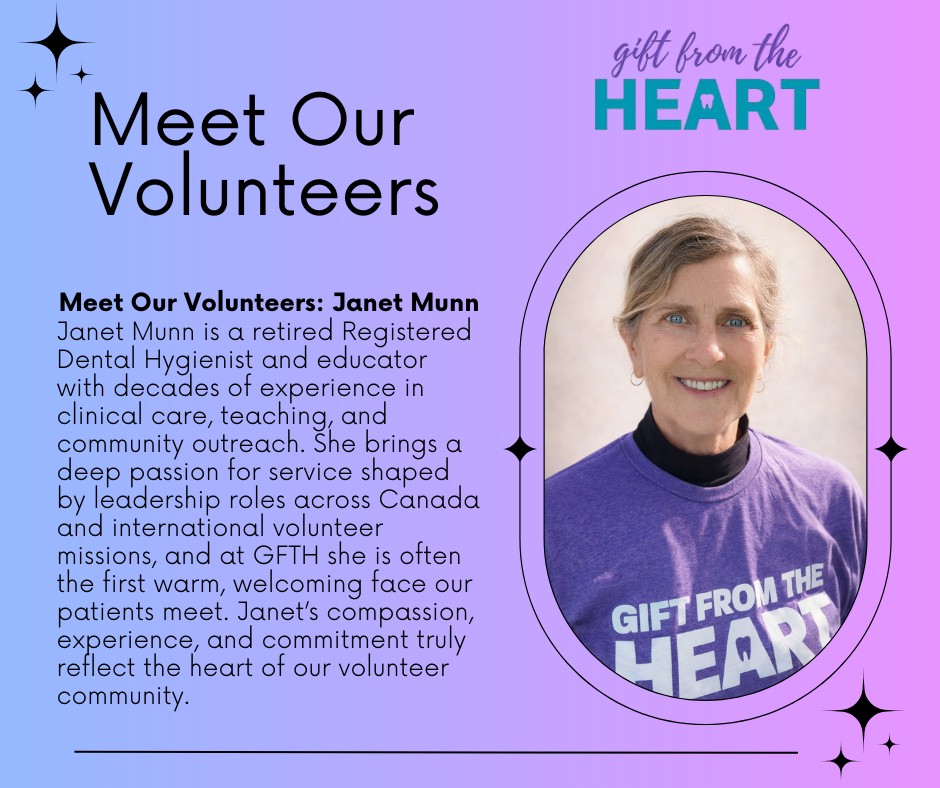 Gift - Meet Our Volunteers: Janet Munn We are proud to introduce Janet ...