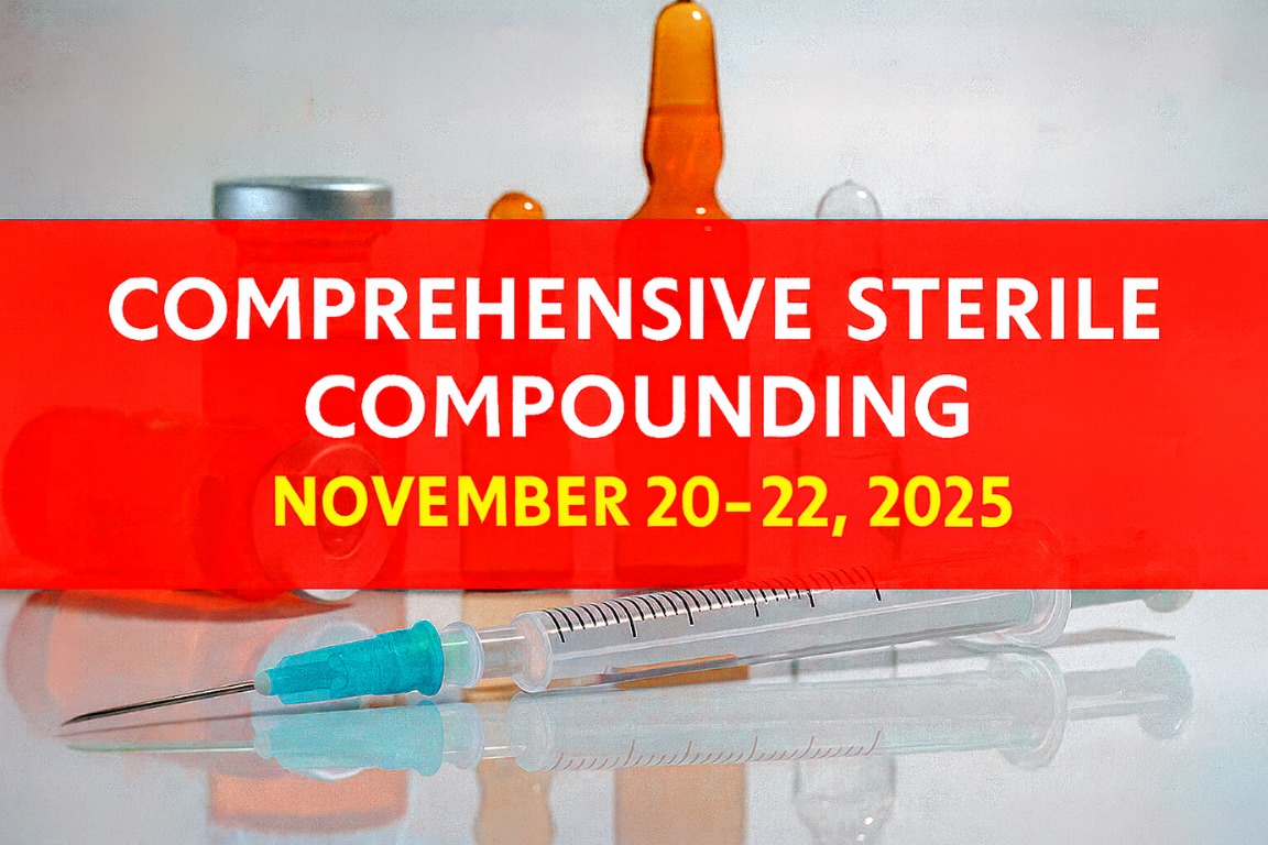 American - Advance your sterile compounding skills! Join us November 20 ...