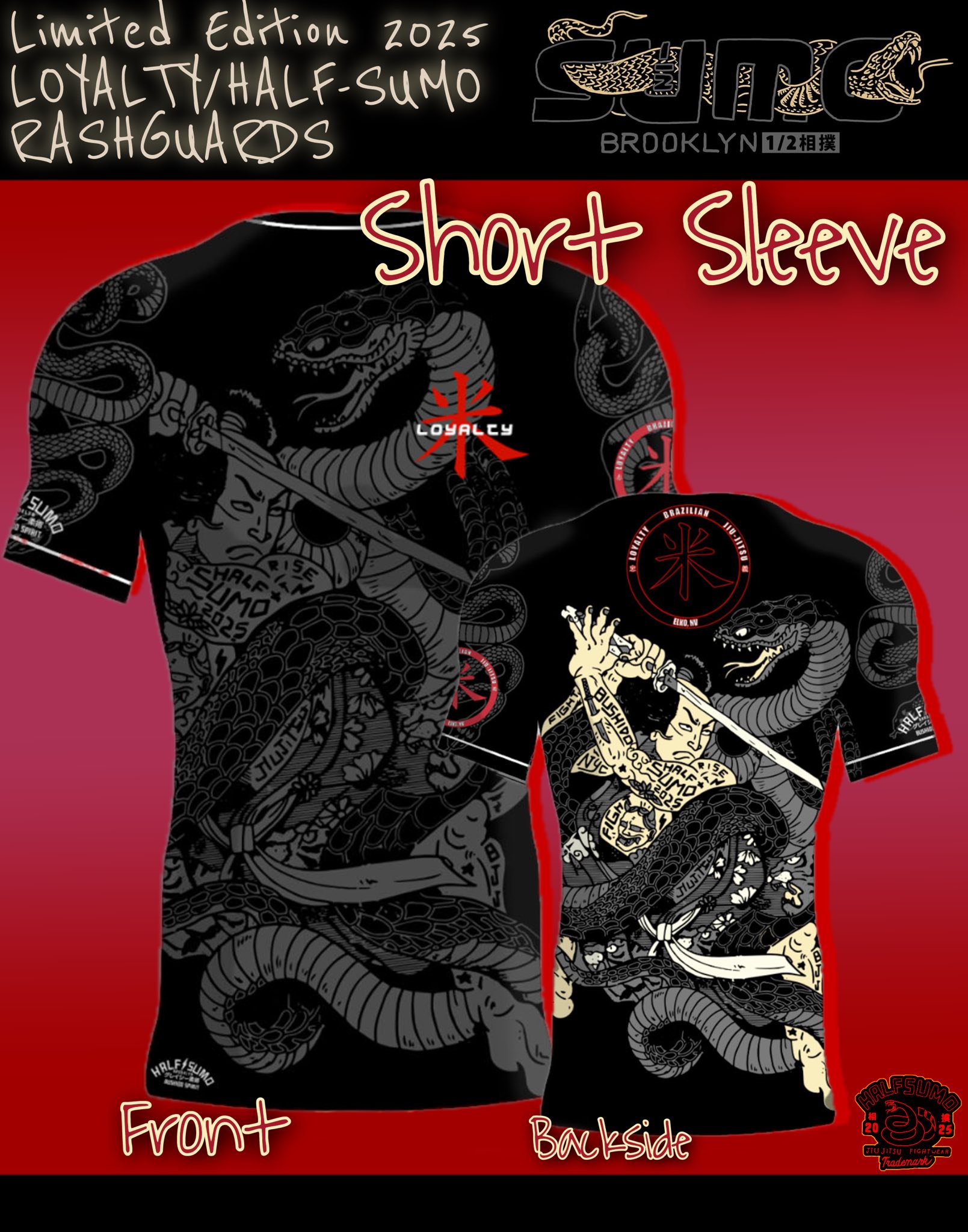 Half Sumo Shorts Mens Size Large Limited Edition 2023 Grappling MMA Jiu