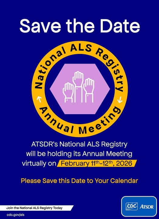 ALS - Registration is now open for the CDC's 2026 National ALS Registry ...