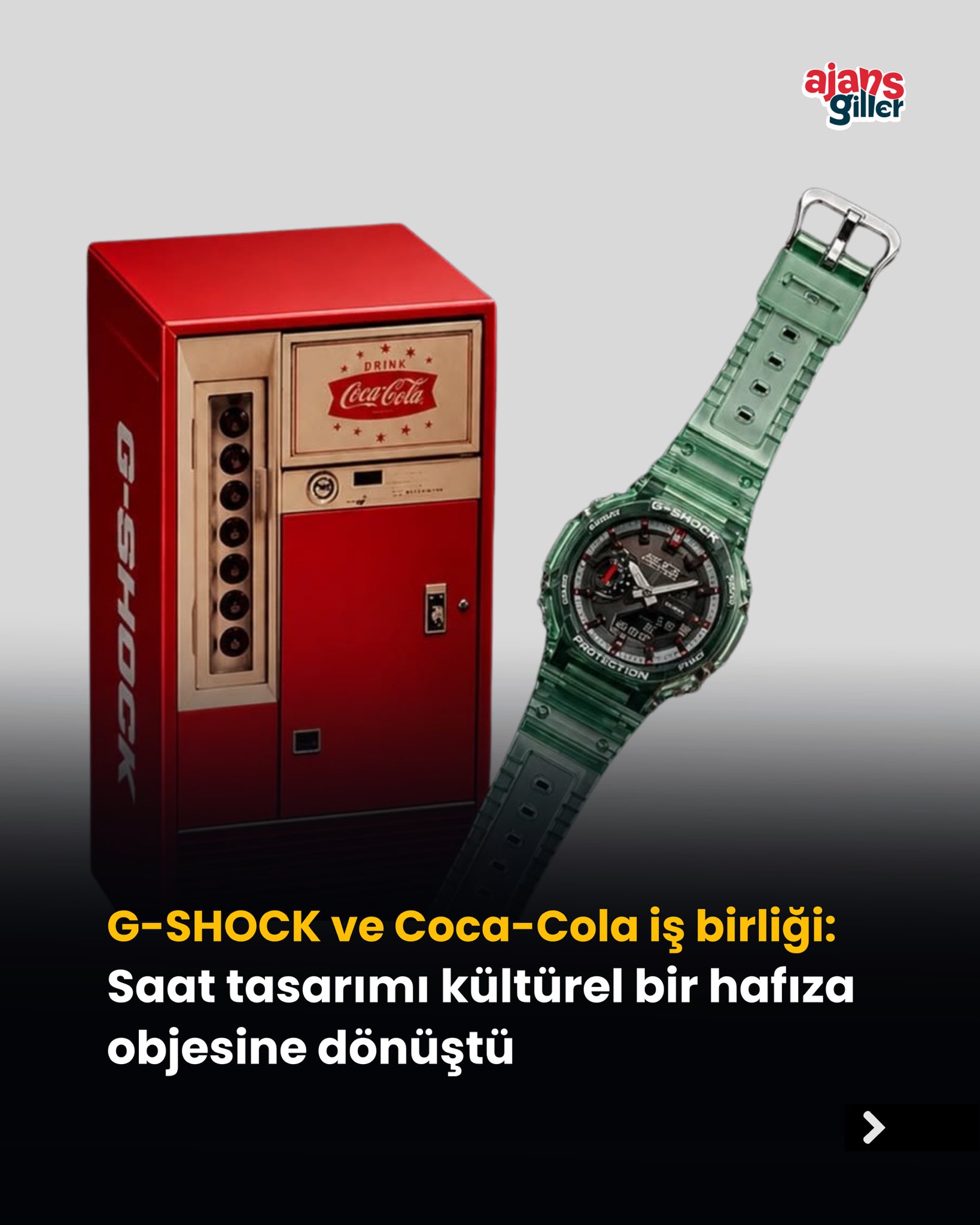 CASIO G-SHOCK, Coca-Cola'nın 140. yaşını kutlamak için tasarladığı