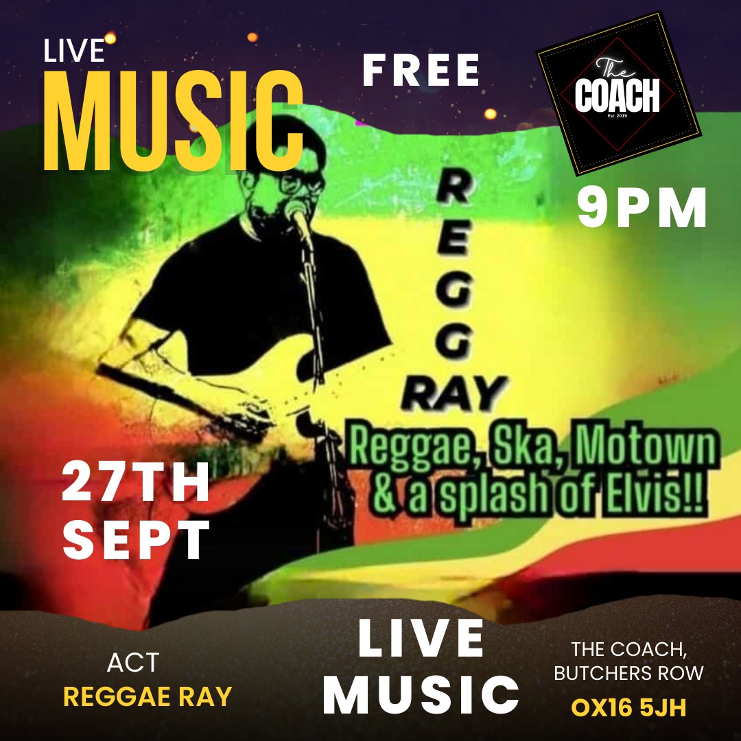 The Coach - ⭐️TONIGHT!⭐️ Reggae Ray is back at The Coach for a night ...