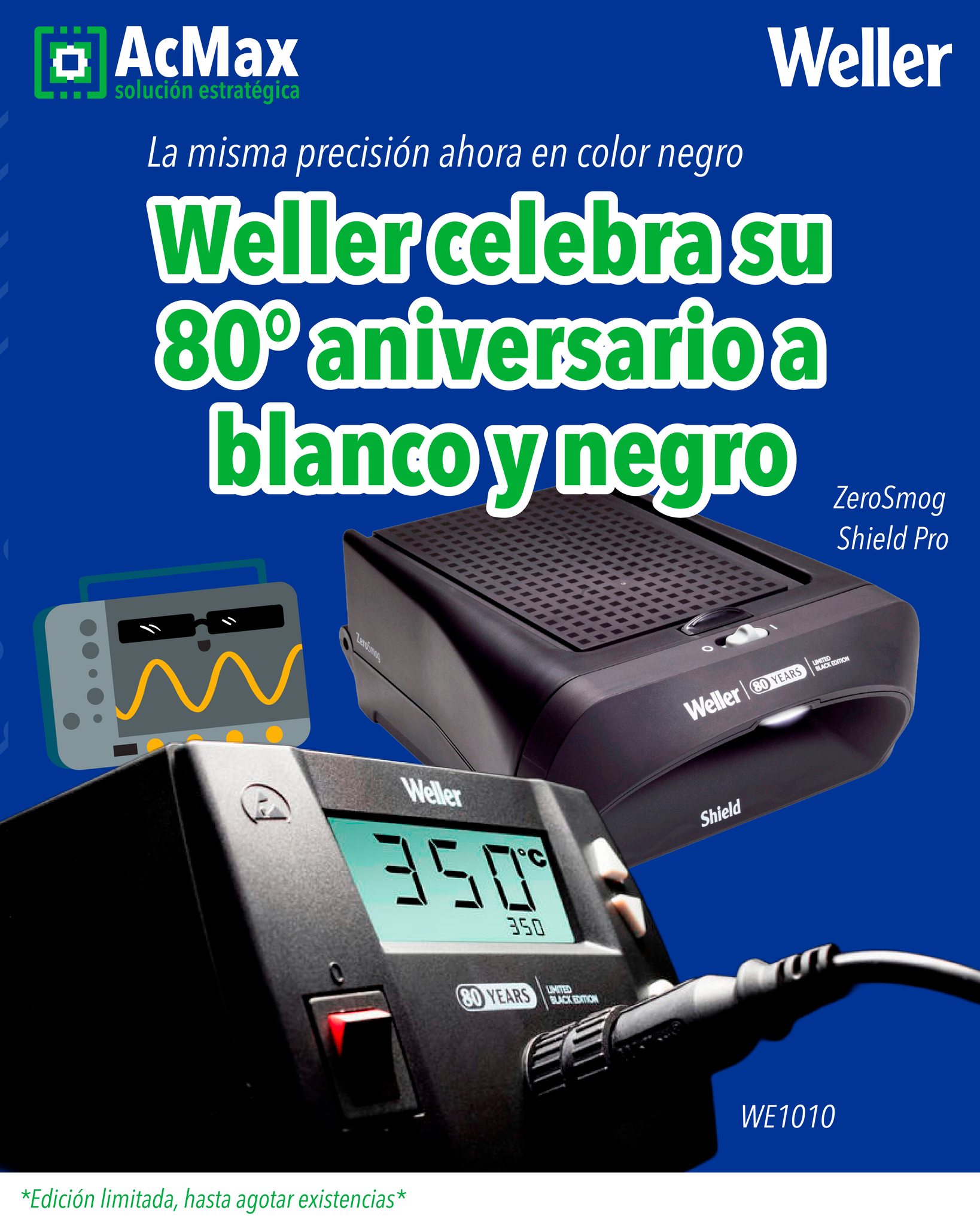 AcMax - ¡La leyenda de la soldadura se viste de gala! 🖤 Dale estilo y ...
