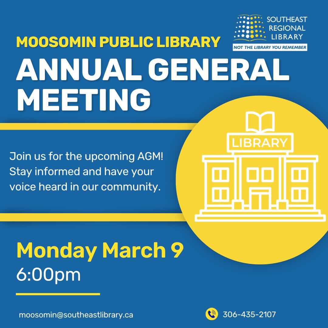 Moosomin Public Library Branch, Southeast Regional Library | Moosomin SK