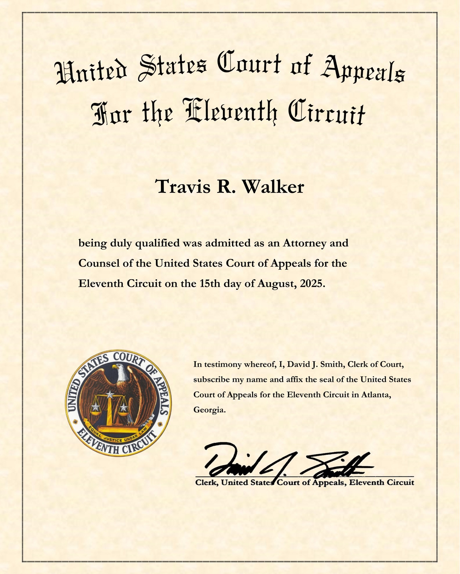 The Law - 🎉 Big Congratulations to Attorney Travis R. Walker! 🎉 We are ...