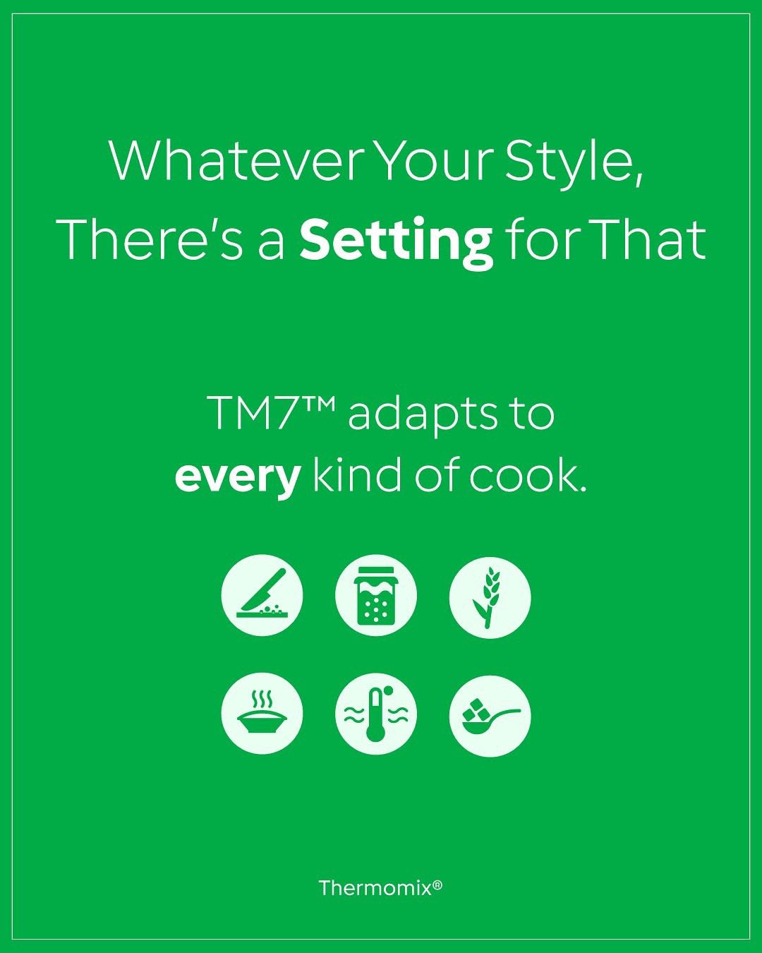 The TM7 has a setting... - Sarah Rowe - Thermomix Consultant | Facebook