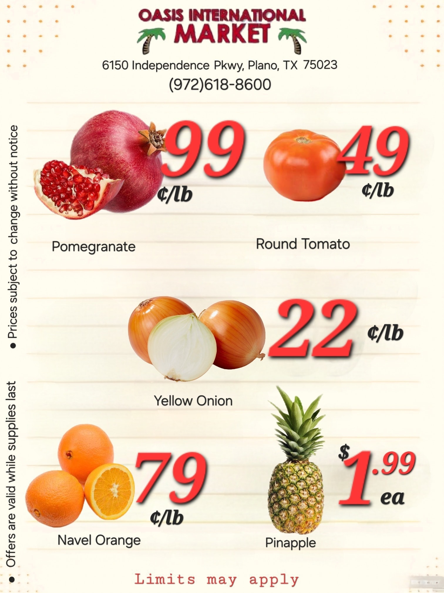 Oasis International Market... - Oasis International Market