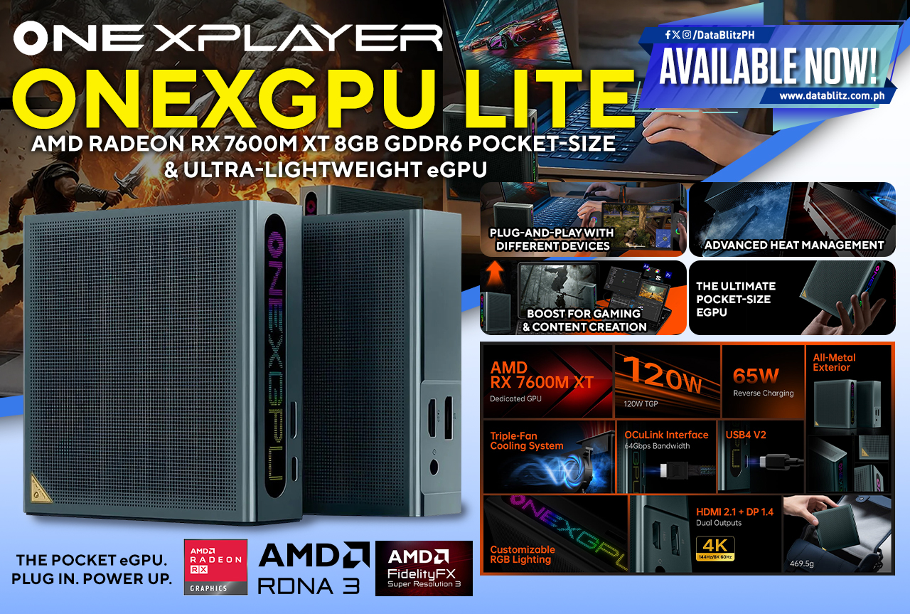 DataBlitz - 𝐓𝐔𝐑𝐍 𝐀𝐍𝐘 𝐋𝐀𝐏𝐓𝐎𝐏 𝐈𝐍𝐓𝐎 𝐀 𝐆𝐀𝐌𝐈𝐍𝐆 𝐁𝐄𝐀𝐒𝐓! 🔥💻 OneXGPU Lite AMD ...