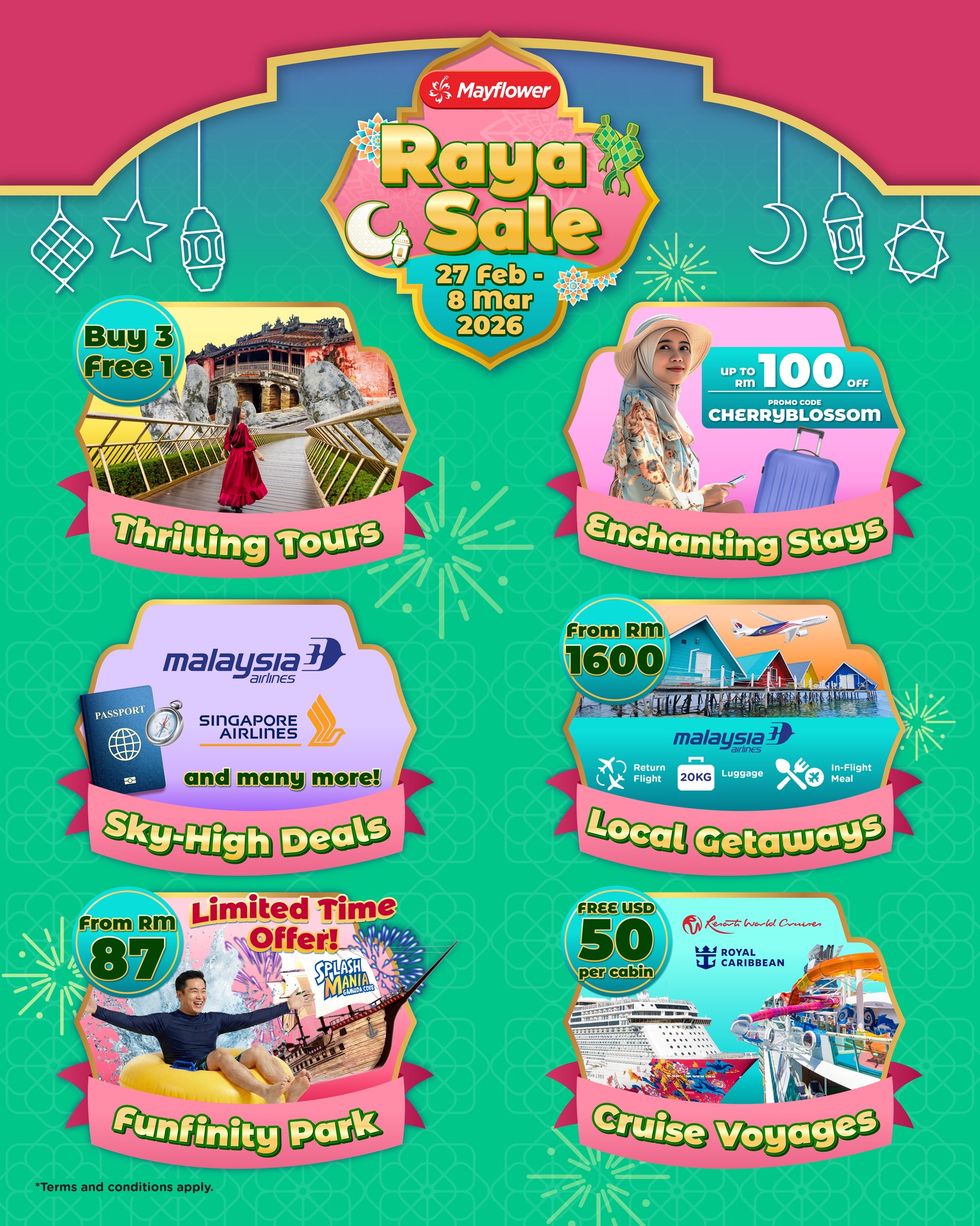RAYA SALE STARTS TODAY! 🌙 🗓 Now... - Mayflower Holidays | Facebook