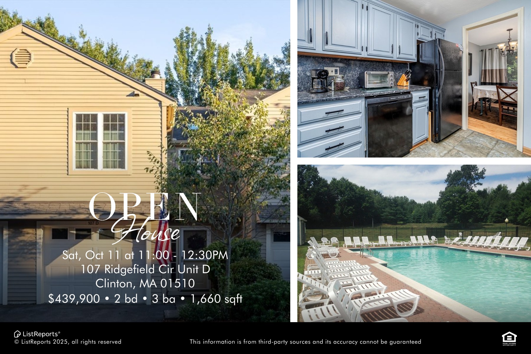 Ridgefield - Open House this Saturday October 11th 11:00am to 12:30pm ...