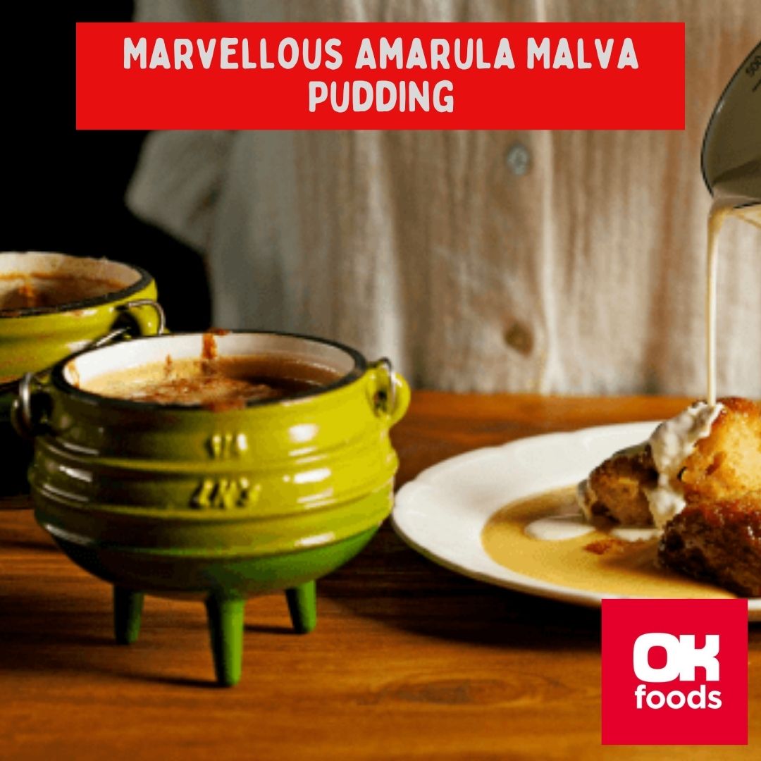 OK - Marvellous Amarula Malva Pudding A South African classic with a ...