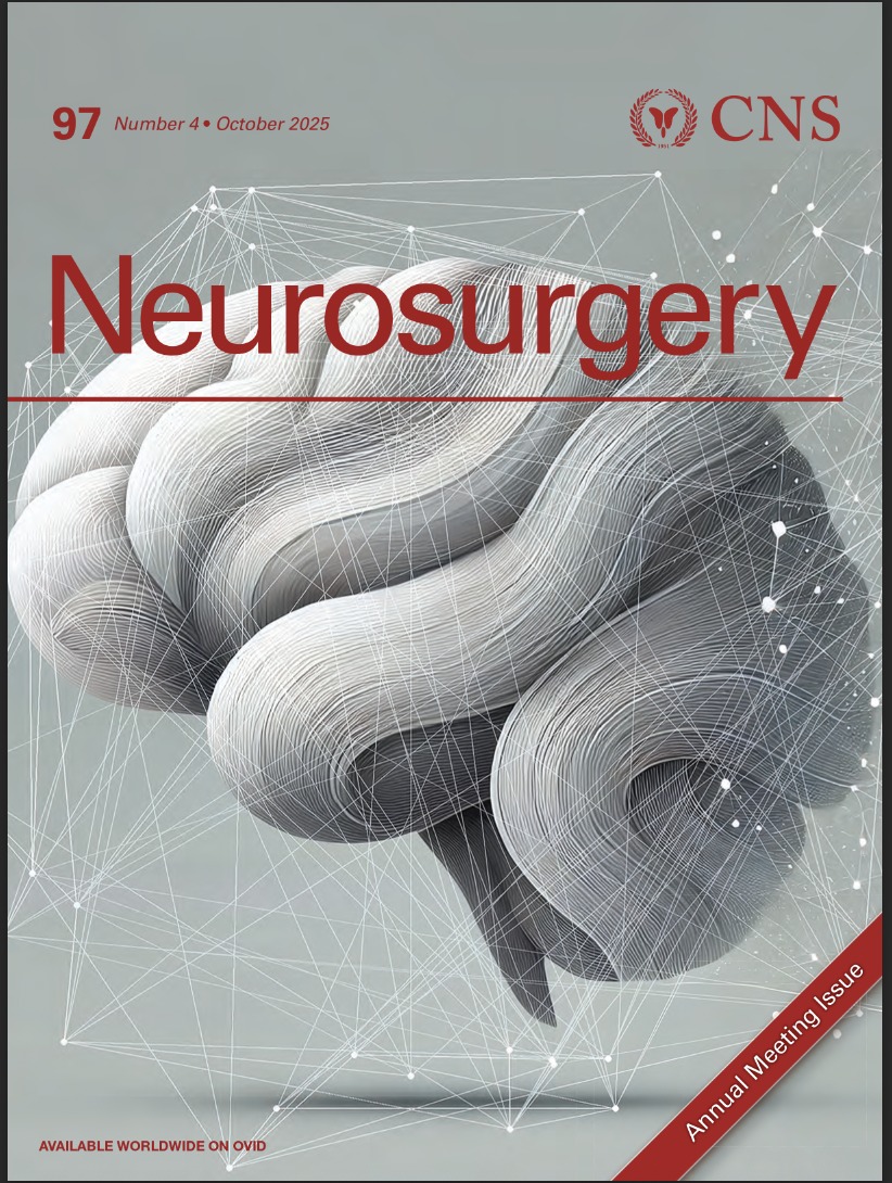 New issue of Operative Neurosurgery available now
