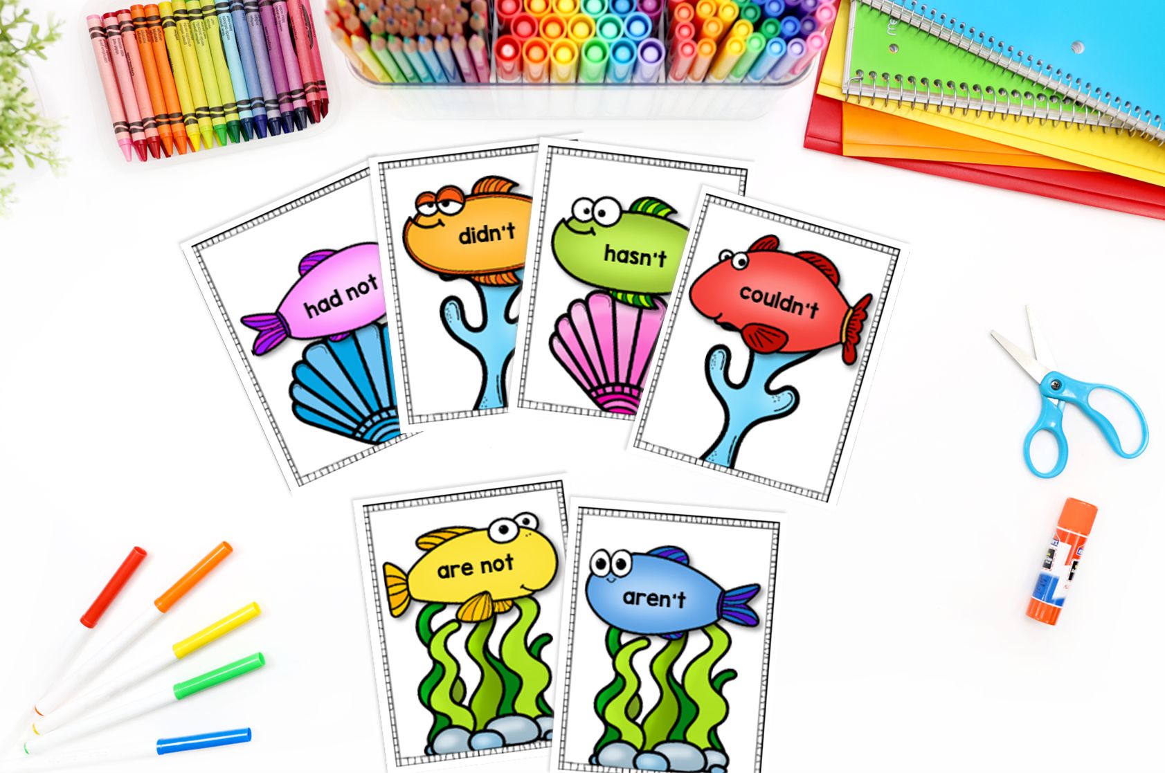 🐟🃏 Contraction Go Fish anyone?... - Mrs. Beattie's Classroom | Facebook