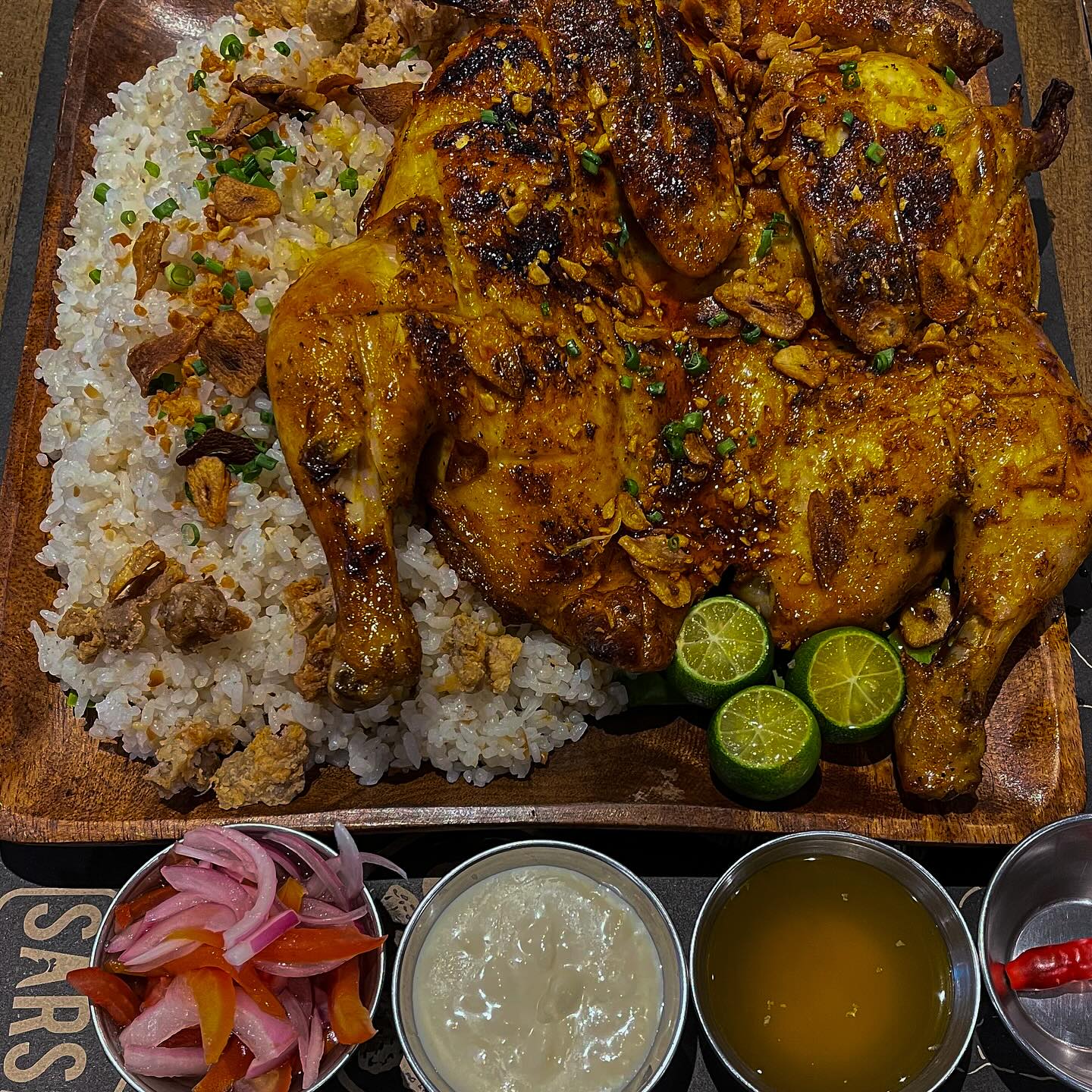 Chef JP Anglo - Lechon Manok + garlic rice For 2 or 3... | Facebook