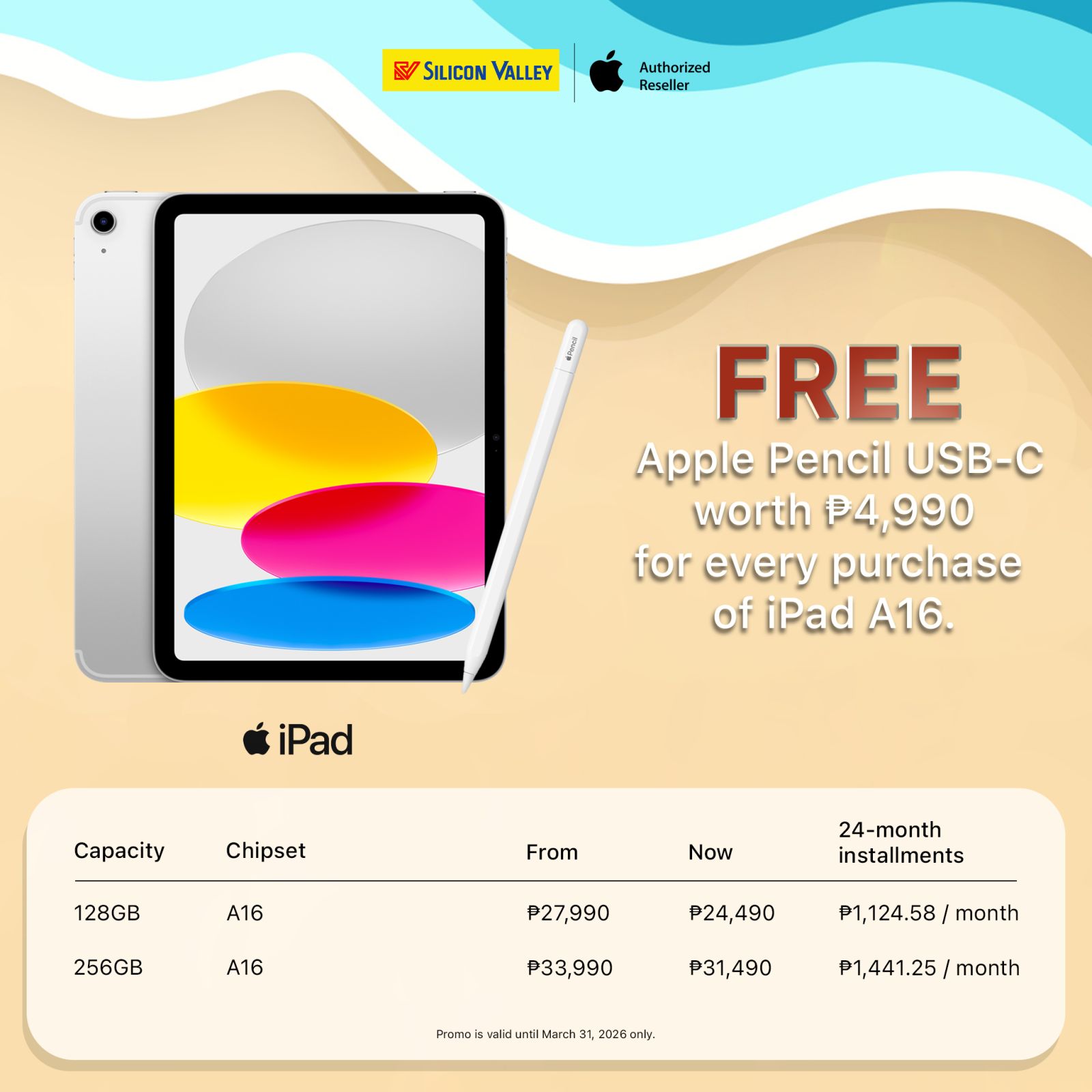 Get ₱4,990 worth of free Apple Pencil USB-C this summer 