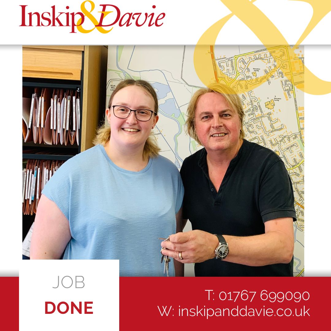 Inskip - 👊 Another successful handover! 🔑Congratulations to Lara ...