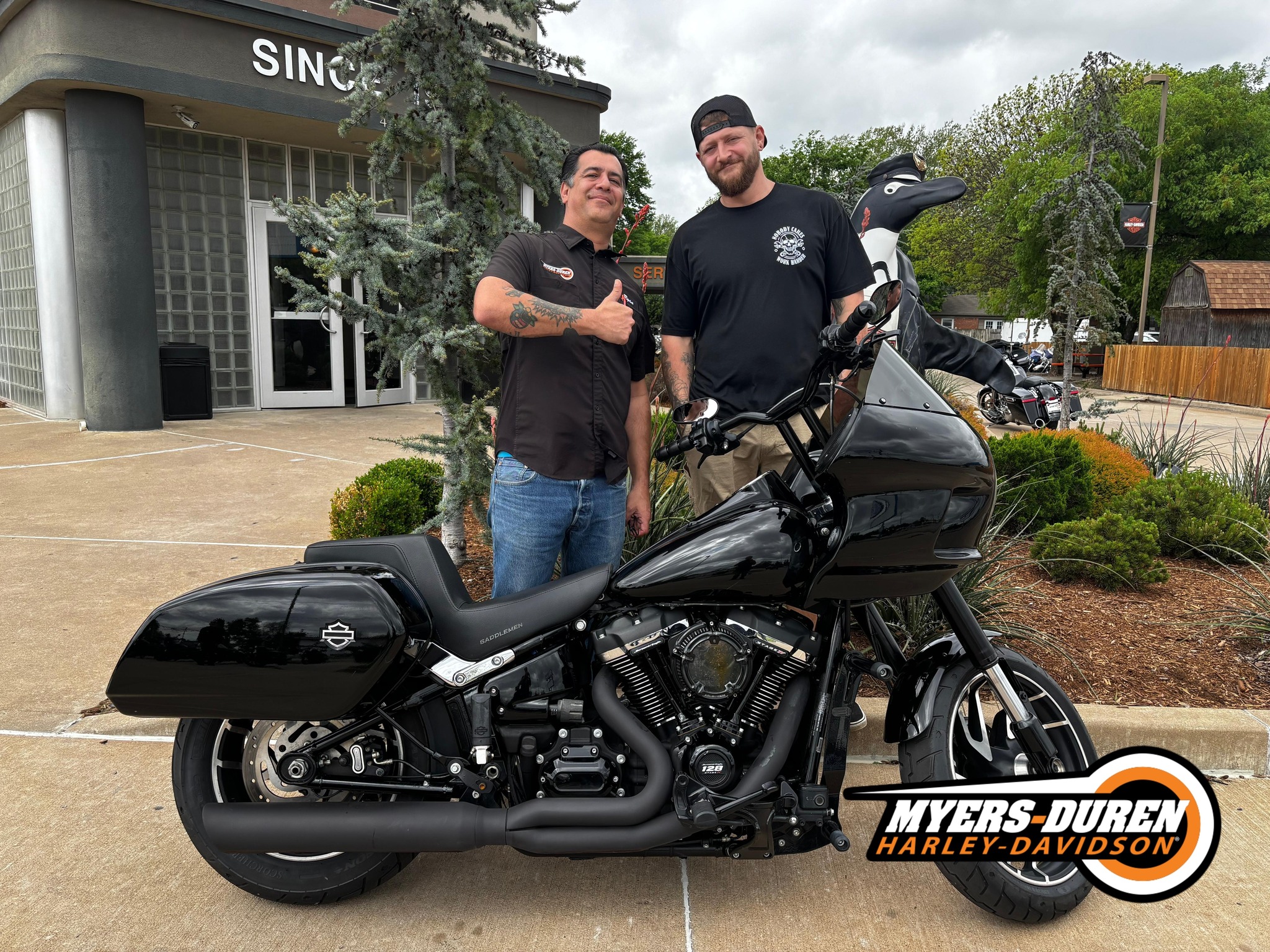 Bryan, welcome to the Myers-Duren Harley-Davidson family. That