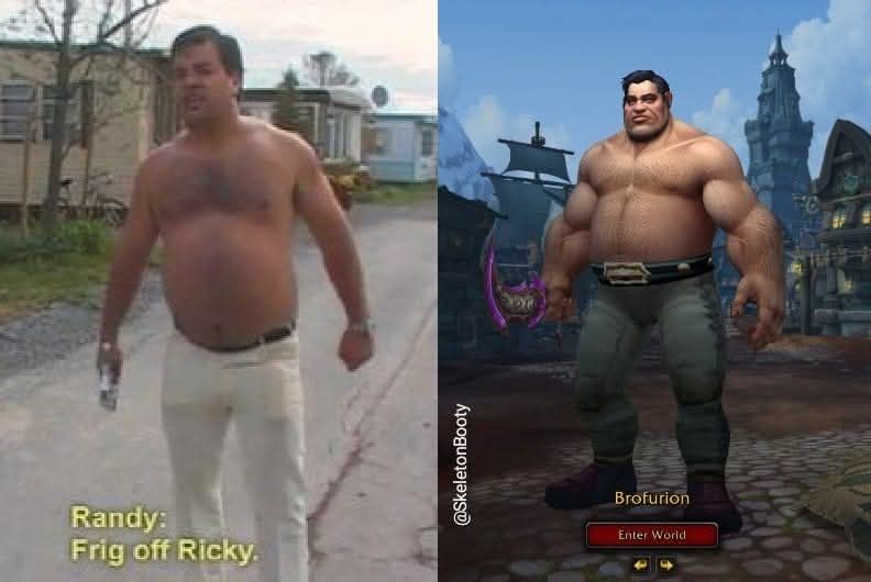 WarcraftMemes - Rate my transmog Meme credit Professor Bone | Facebook