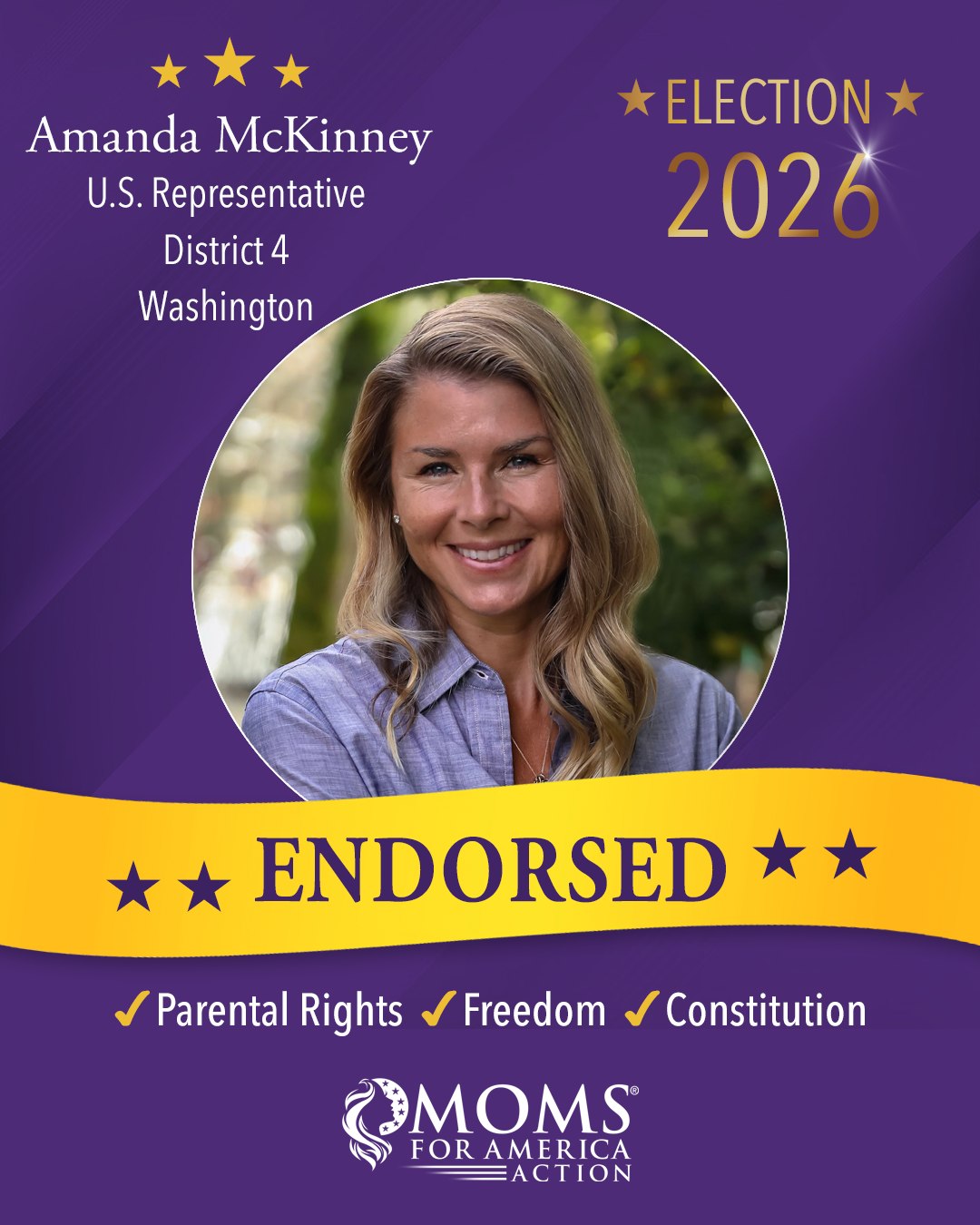 Amanda McKinney - I’m honored to have Moms for America’s... | Facebook