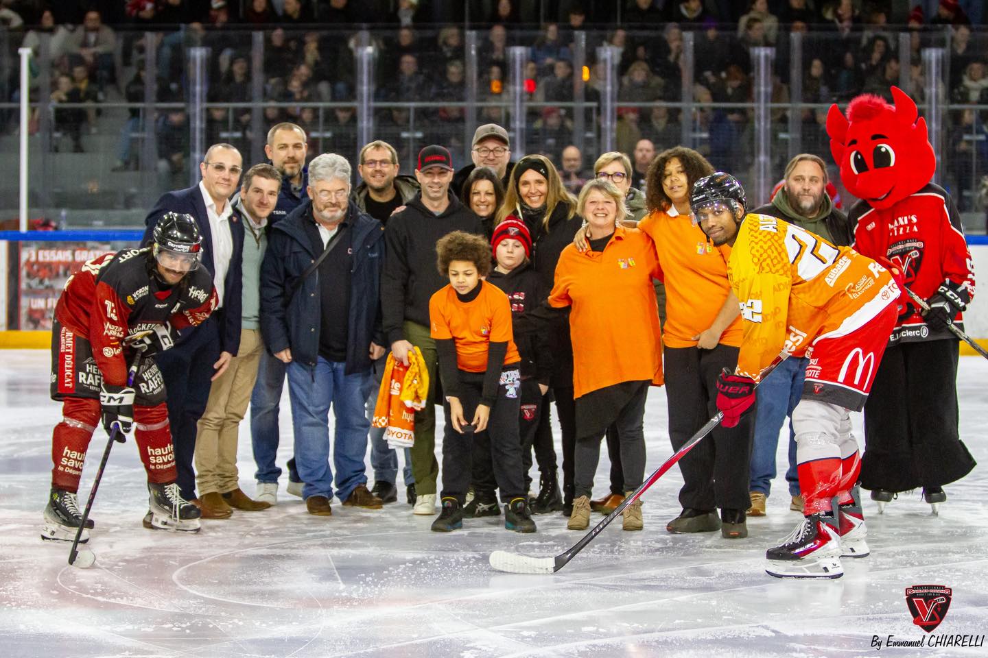 Notre association a été invitée par Les Diables Rouges de Valenciennes ...