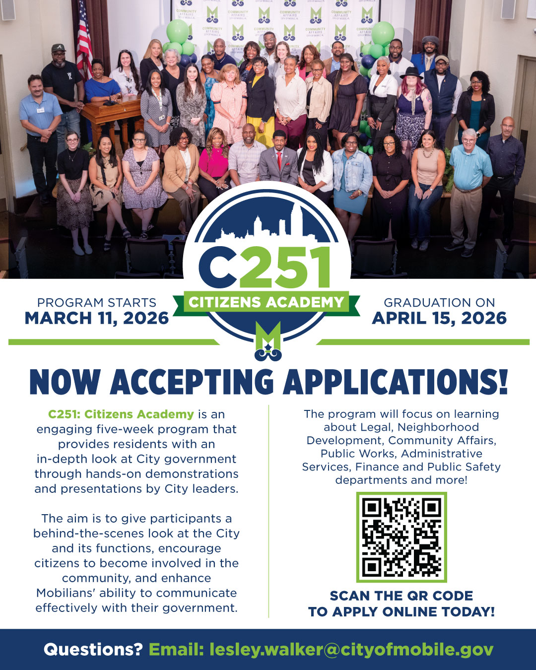 WPMI - Applications now open for Mobile's first C251 Citizens Academy ...
