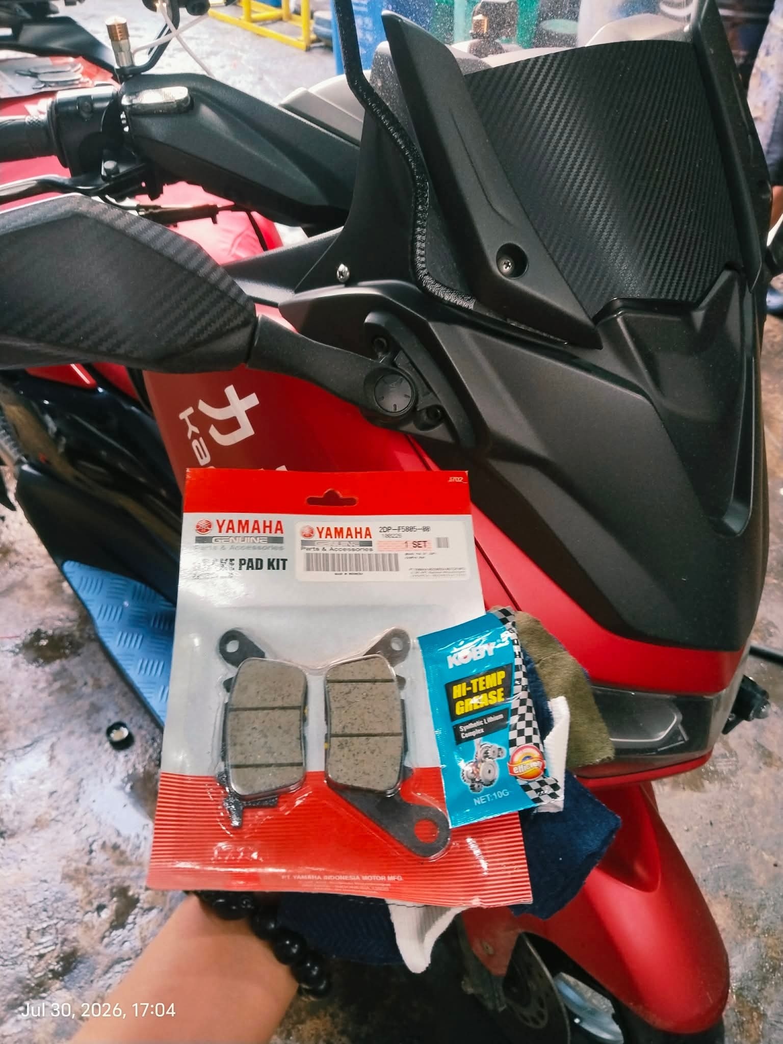 yamaha genuine brake pads we accept ✔️cash ✔️gcash ✔️credit