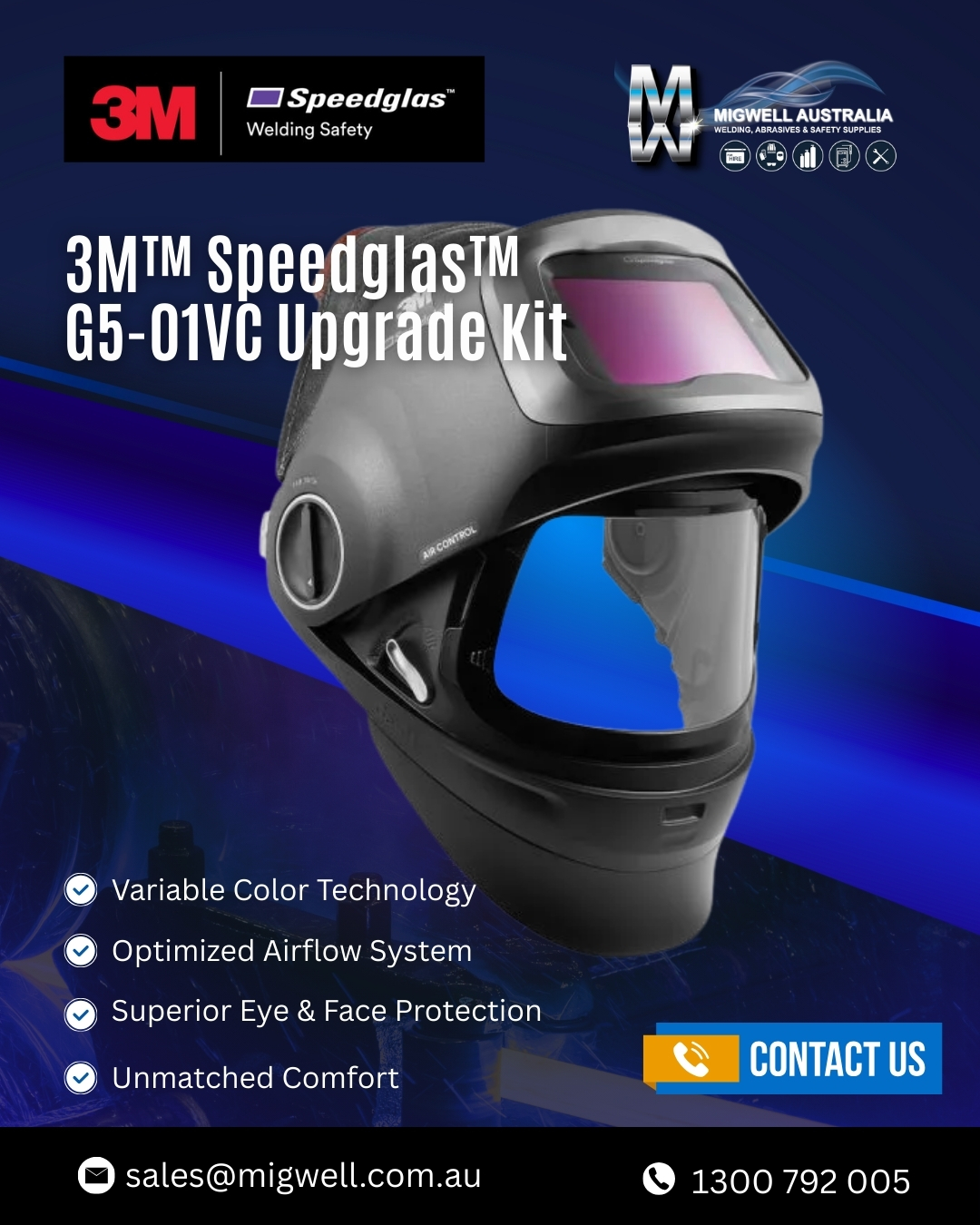Migwell - 🔥 Upgrade Your Welding Game with the 3M™ Speedglas™ G5-01VC ...