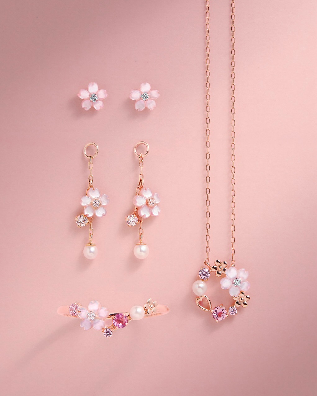 繊細な花びらを纏う⼤⼈可愛い新作ジュエリーが登場 BLOOM 2026 桜