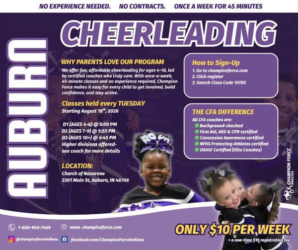 Champion Force Cheer of Auburn | Auburn IN