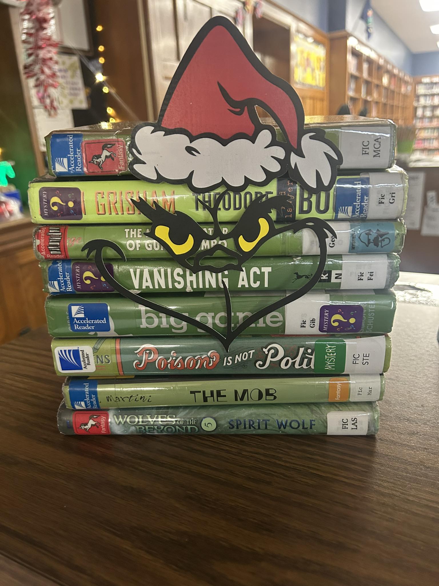 McPherson - The Grinch has been spotted sneaking around the MMS library ...