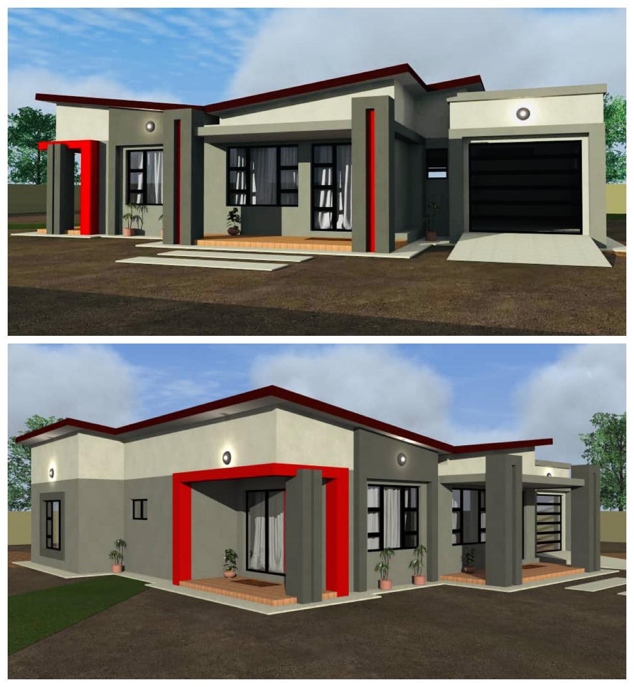 Your Dream House Plans Bw - HOUSE_PLANS, BOTSWANA 🇧🇼 Proposed 4 beds ...