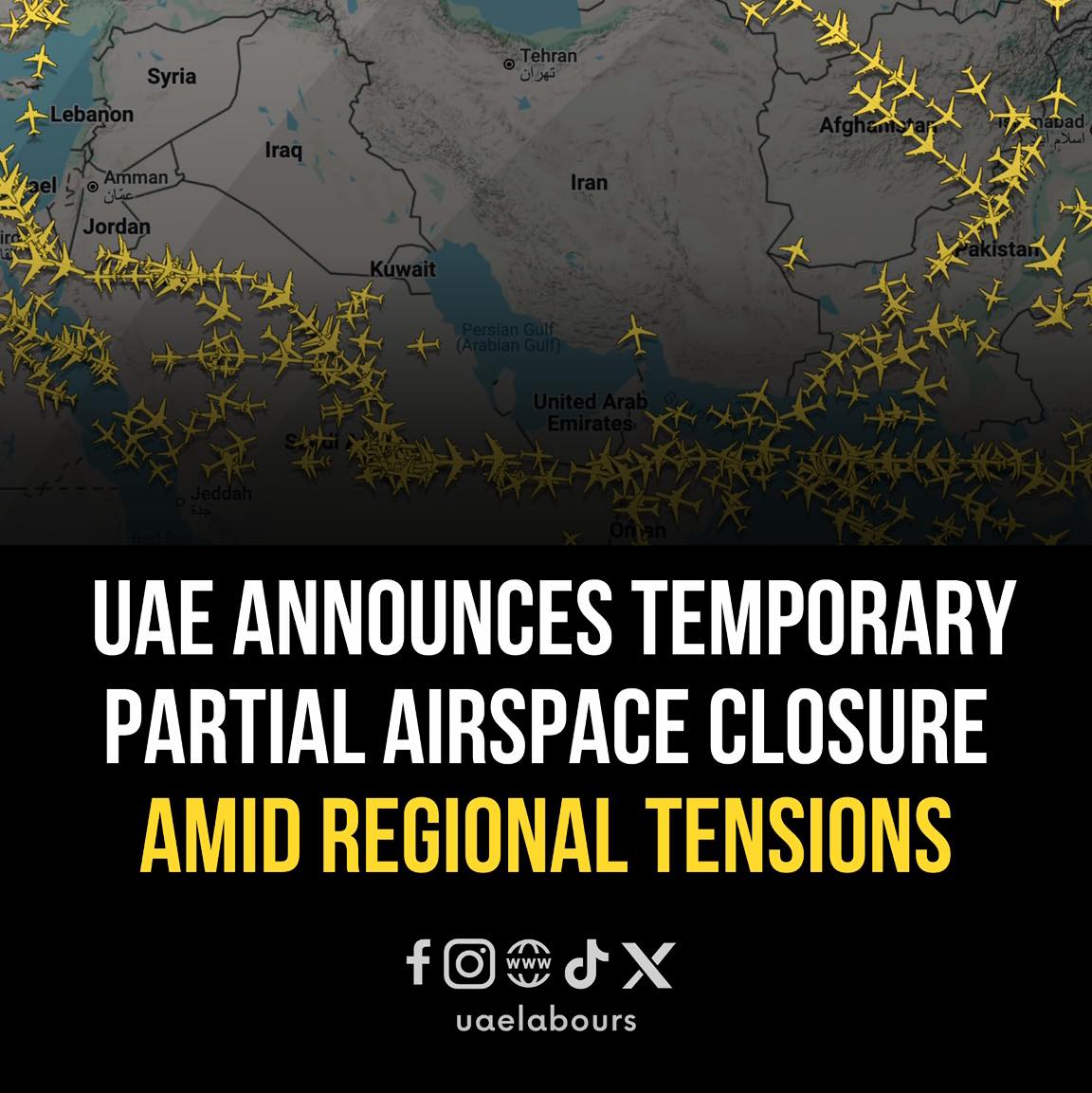 UAE - #Breaking: The United Arab Emirates has implemented a temporary ...