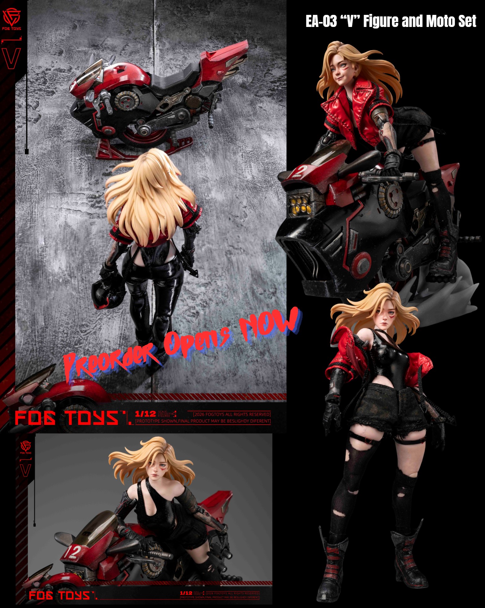 Preorder Opens NOW】Fogtoys 1/12 Fantasy Alphabet Series EA-03 “V