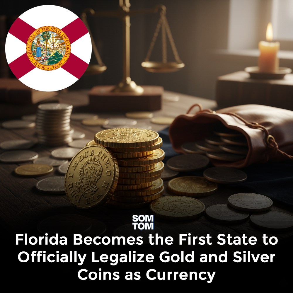 SOMTOM - Florida has officially recognized gold and silver... | Facebook