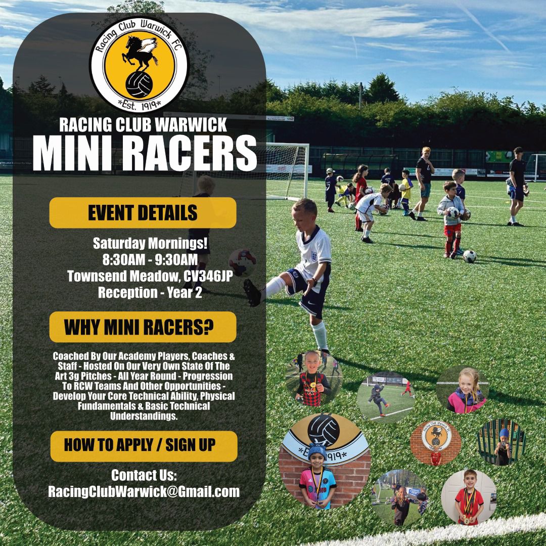 Racing - 🎉 We're now enrolling Reception and Year 1 children for Mini ...