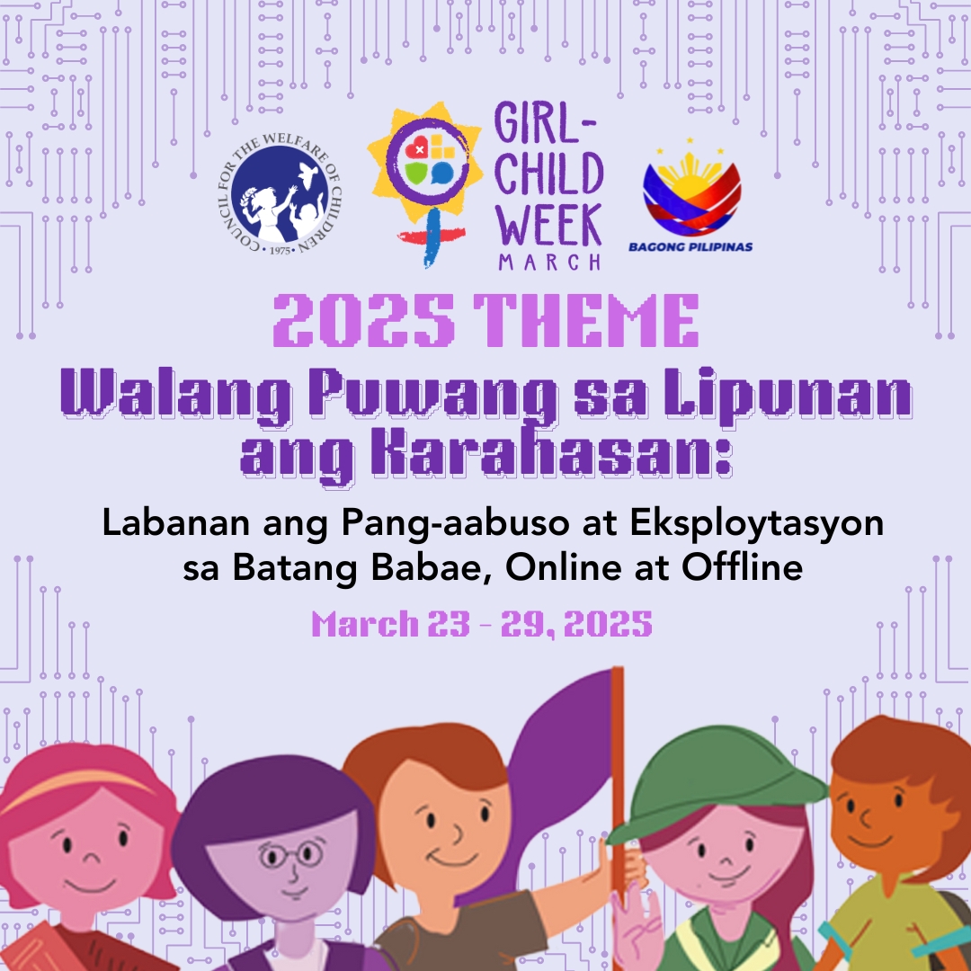 Barangay - The 2025 Girl Child Week for March 23 to 29 will focus on ...
