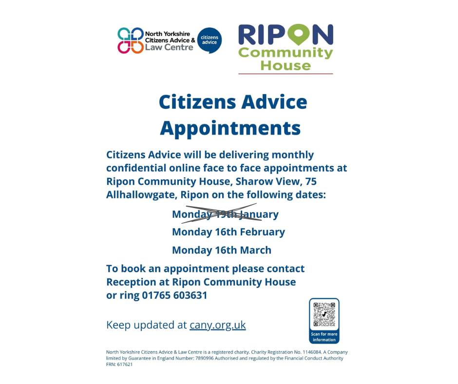 Ripon - Trusted Advice, Local Support 💚 Citizens Advice at Ripon ...