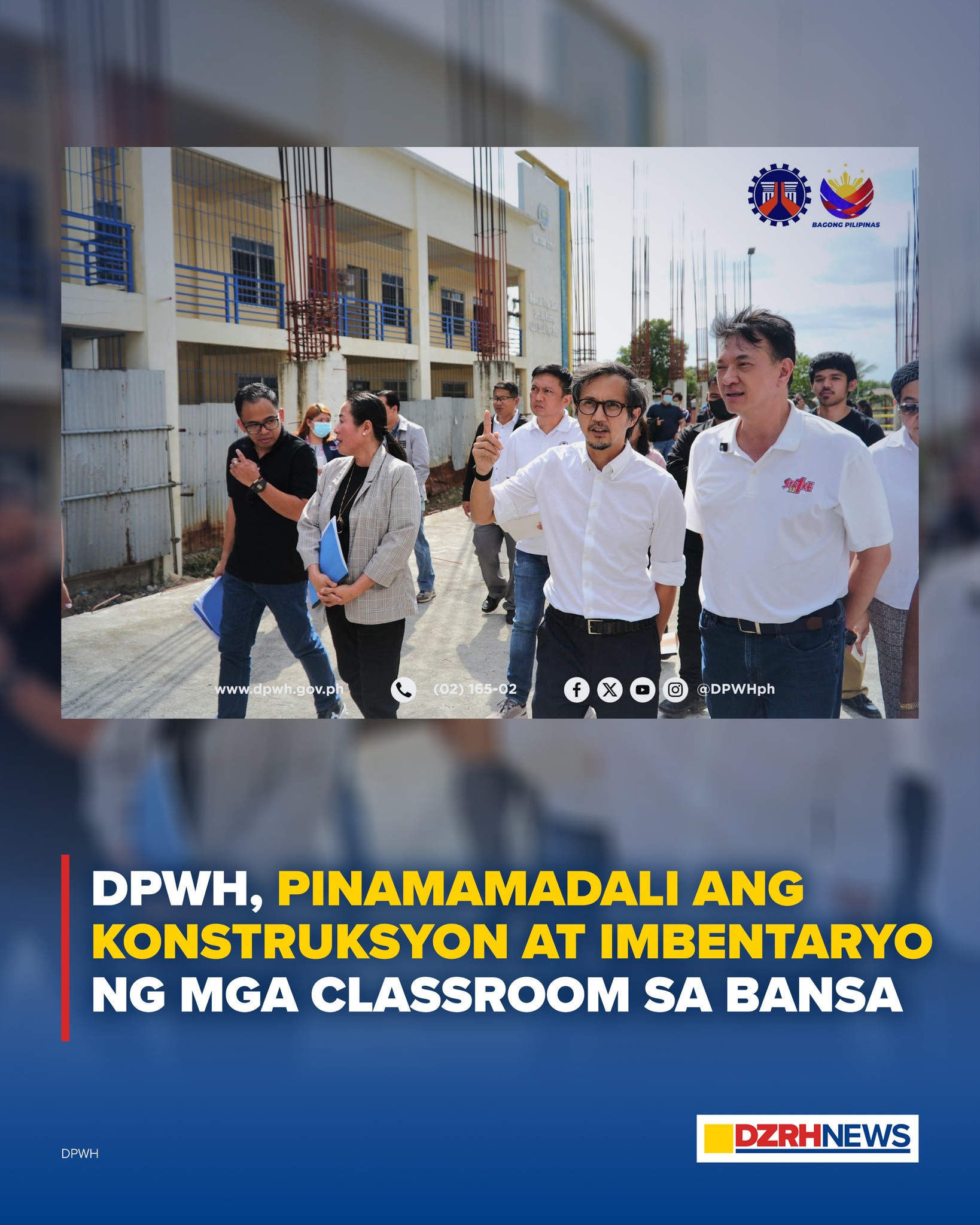 DZRH - Pinamamadali na ng DPWH ang pagpapatayo at pag-imbentaryo ng mga ...