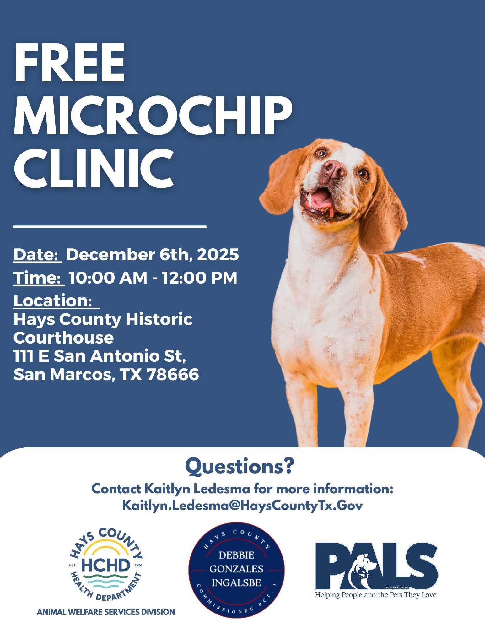 🚨 FREE MICROCHIPS!!!! 🚨... - Pet Prevent a Litter - PALS | Facebook