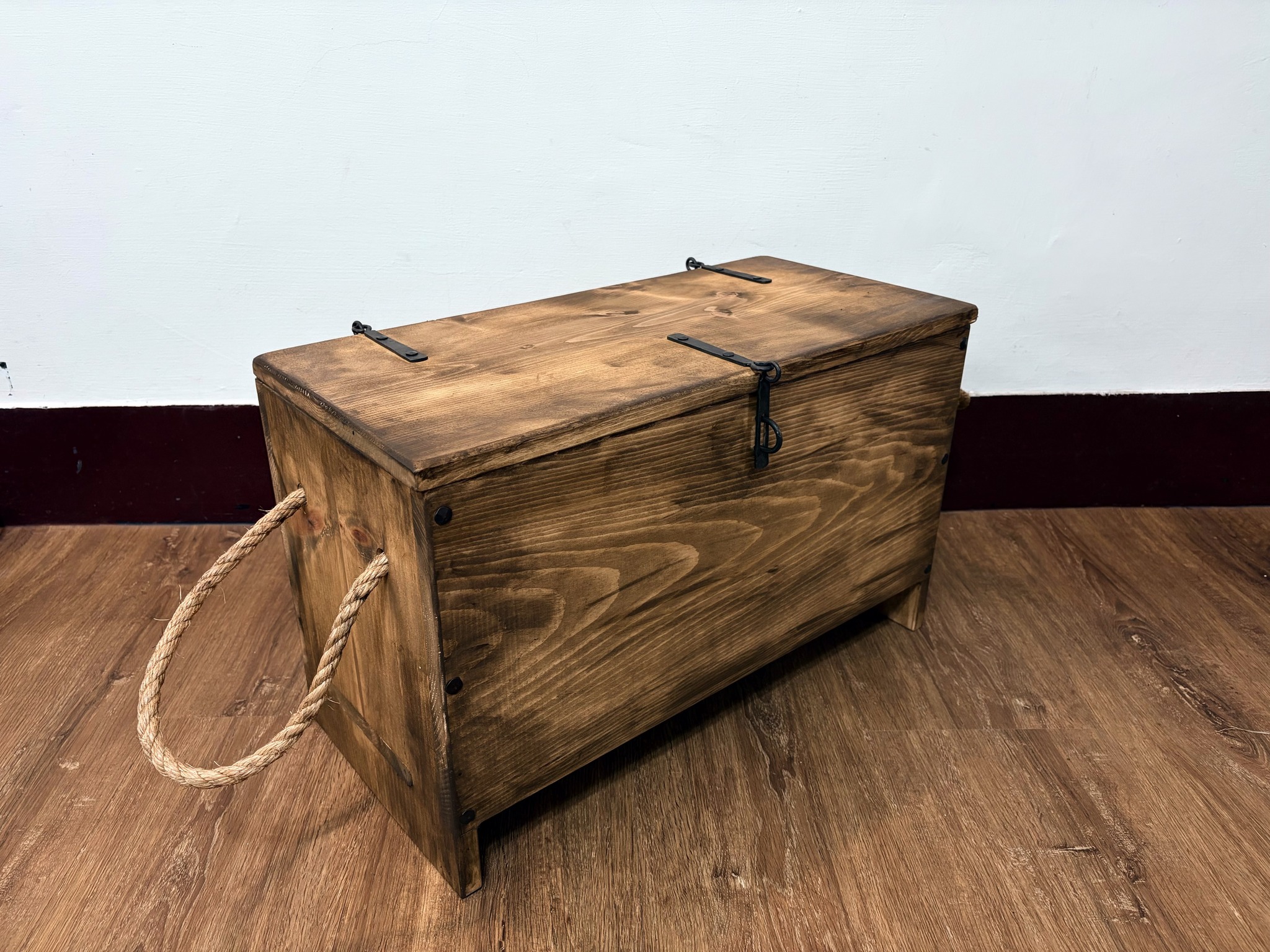 「L372」長期保管品 唐木製　漆箱　古箱　年代品 L372」長期保管品 唐木製 漆箱 古箱 年代品 L372」長期保管品 唐木製