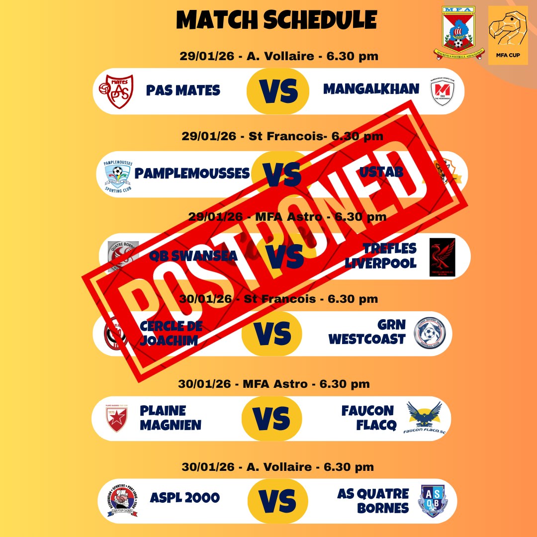Mauritius Football... - Mauritius Football Association