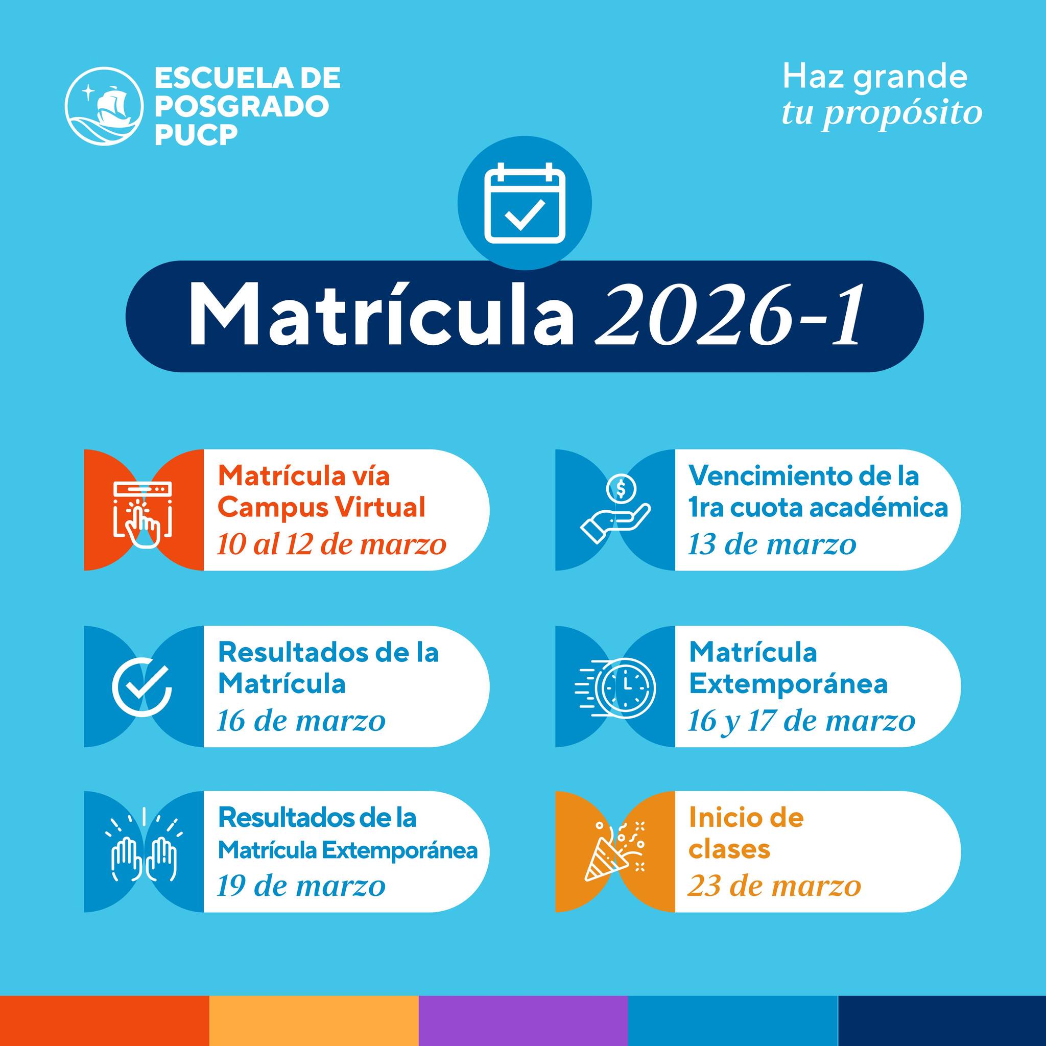 #Matrícula2026-1 | ¡Conoce el... - Escuela de Posgrado PUCP | Facebook