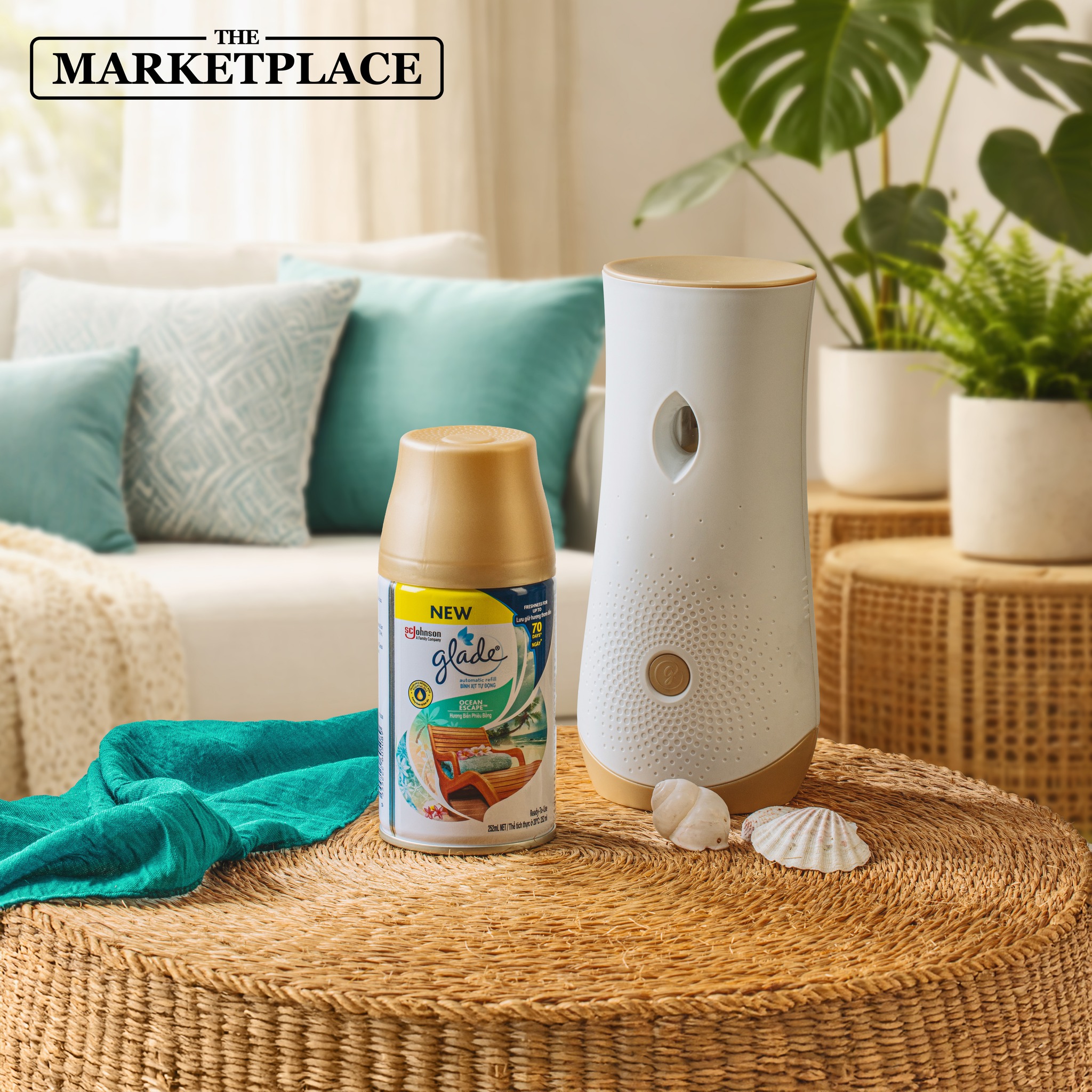 A fresh breeze, right when you need it! 🌊 Glade Automatic Spray in Ocean Escape keeps your quietly refreshed with timed bursts of clean, airy fragrance — no effort required. Designed with convenience