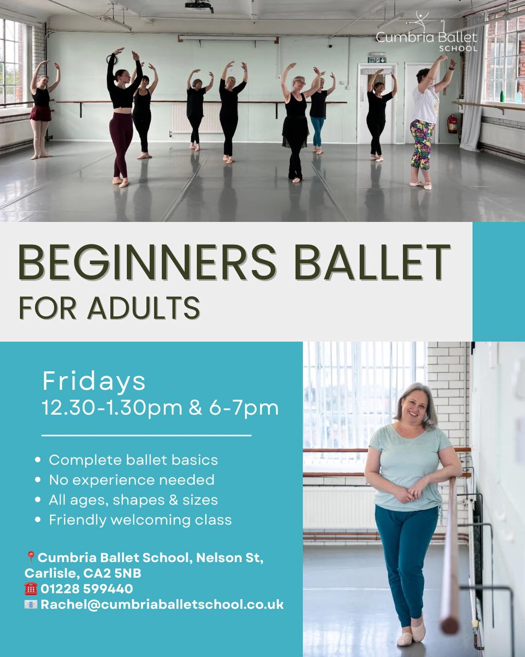 Brand New Adult Ballet Classes –... - Cumbria Ballet School | Facebook