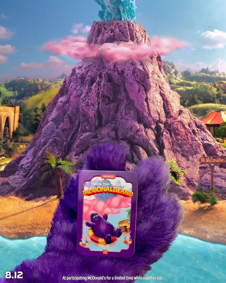 Pack Vaisselle McDonald's - Assiette, Bol, Verre - Personnages Ronald, Grimace, Hamburglar - Années 2000 - Neuf Sous Boîte