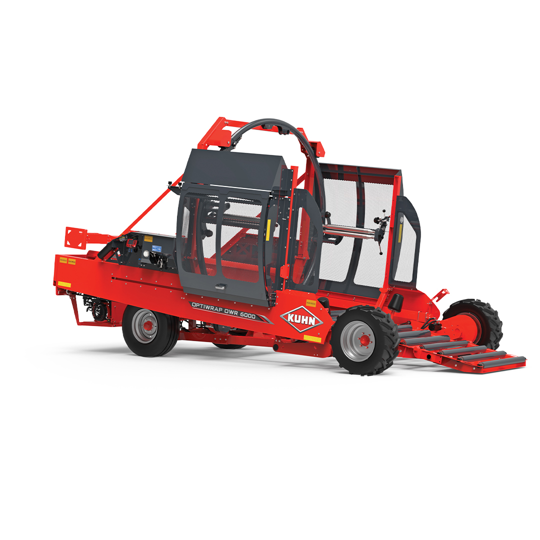 Atlantic - KUHN OptiWrap® OWR 6000 inline round bale wrapper offers ...