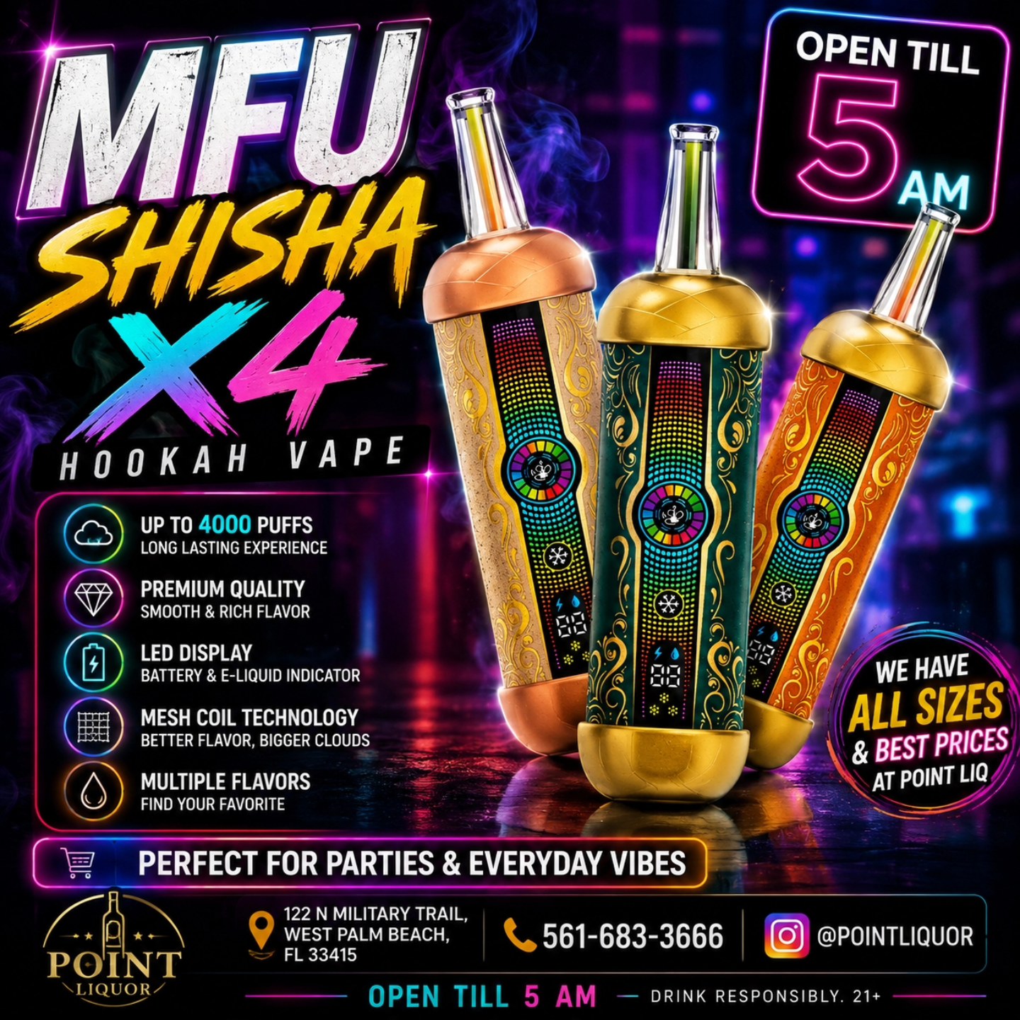 mfu hookah vape flavors 🔥💨 SHISHA X4 💨🔥 Ready to level up your vibe? The MFU Shisha X4 features a unique hookah-style design, LED display, multiple flavors, and a long-lasting experience. 🌈✨ 📍 Wholesale Big Puff Vapes meta-related-collection-breeze-pro-disposable-vape Flavour:Cherry Watermelon Ice