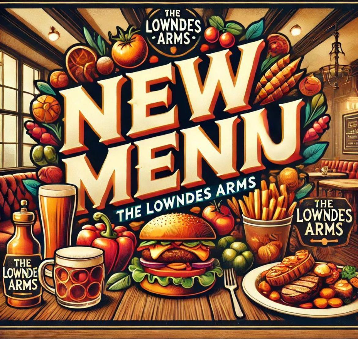 The New - We are pleased to say our new menu touches down this Thursday ...