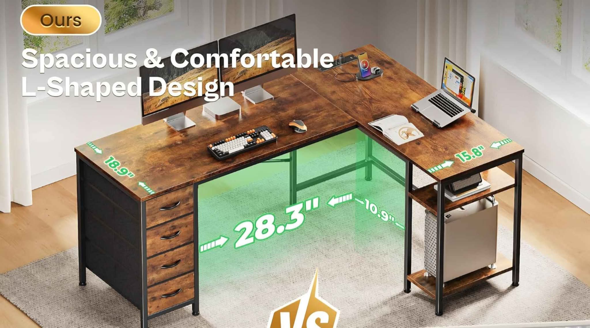 L SHAPED OFFICE DESK - Desks - Niagara Falls, Ontario | Facebook ...